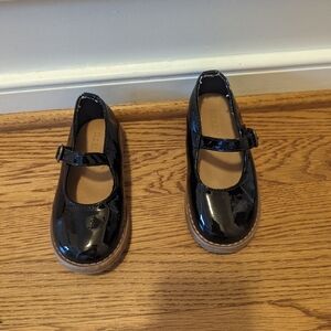 Old Navy Toddler Girls Size 9 Dress Up Black Shoes Formal Fancy Classic